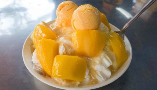 台湾「高雄婆婆冰」でフルーティ＆ボリューミーな絶品のマンゴーミルクかき氷を食す