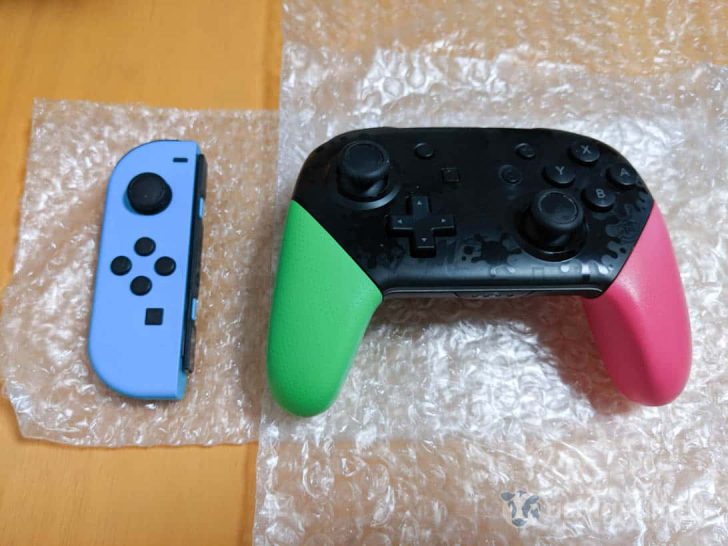 Nintendo SwitchのプロコントローラーとJoy-Conを修理に出す手順。修理 