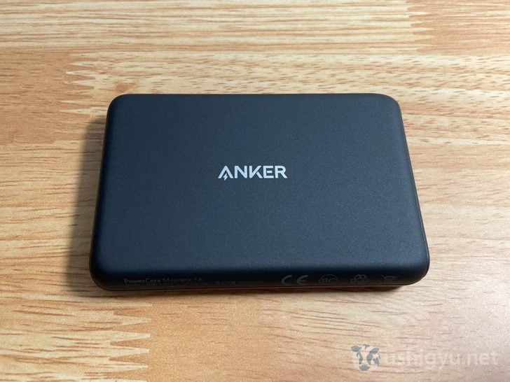 Anker PowerCore Magnetic 5000のスペックは、サイズが約93 × 63 × 16mm。重さは約133g