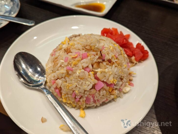 何気にチャーハンもめちゃめちゃおいしい