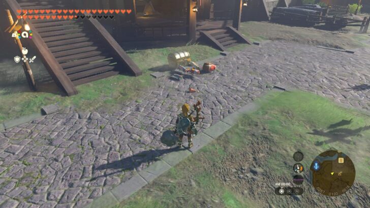 amiiboの種類によって、魚や肉、キノコなどの素材、それに宝箱が1つ落ちてくる