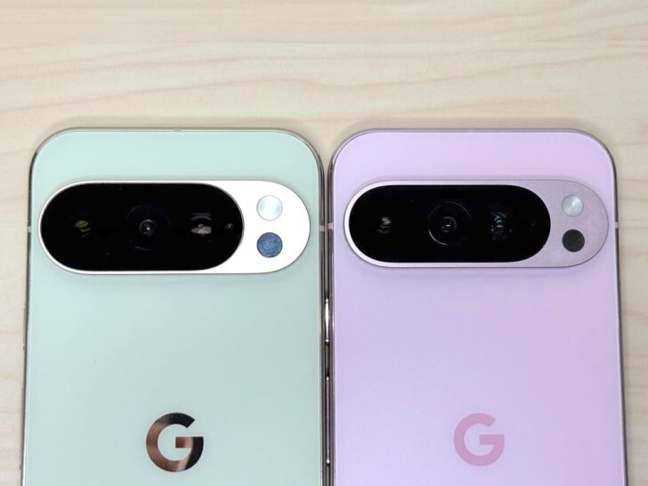 Pixel 10 ProのカメラバーのほうがPixel 9 Proよりすこし大きい