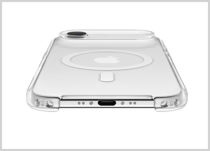 Appleのクロスボディストラップ対応ケースには、ホールが2か所ある
