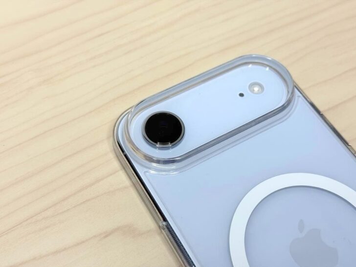 iPhone Airのシングルカメラやフラッシュライト部分