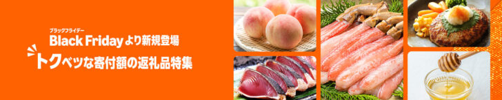 トクベツな寄付額の返礼品特集