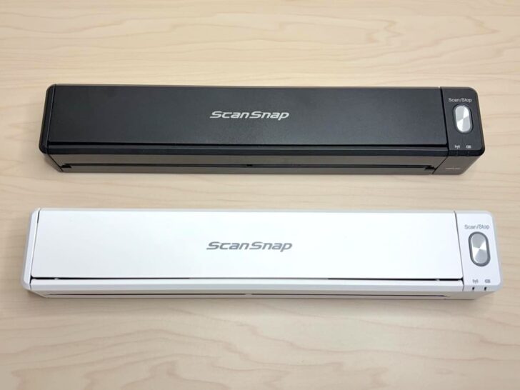 ScanSnap iX100とScanSnap iX110を並べて比較