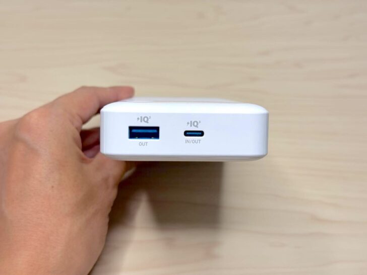 USB-CポートとUSB-Aポートも1つずつ搭載