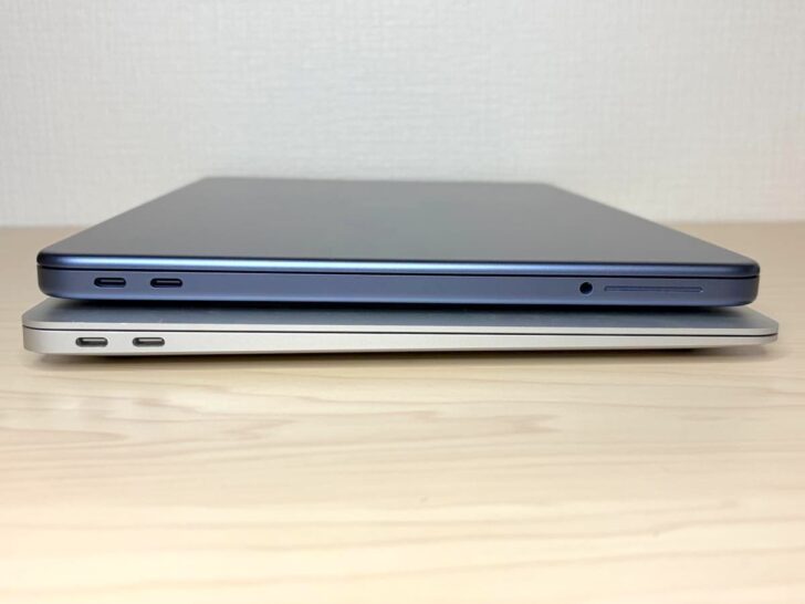 USB-Cポートの数は同じだが性能は異なる